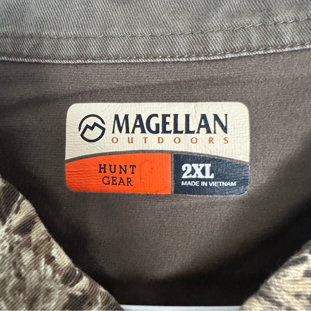 Magellan Outdoors Hunt Gear Camo Long Sleeve Shirt 2XL $25 - Picture 3 of 7